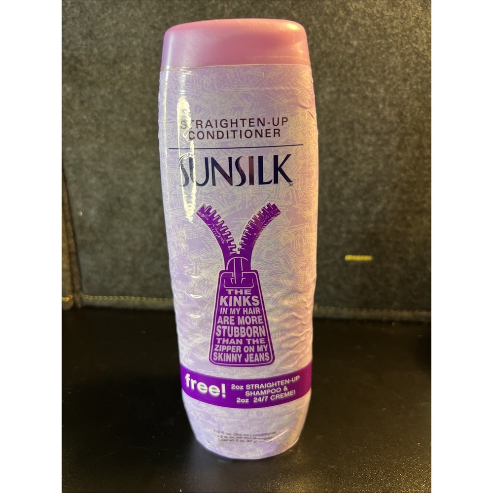 Sunsilk Straighten-up Conditioner‎ With 2oz Shampoo & 24/7 Creme